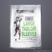 LARGE Tabloid Poly Sleeves